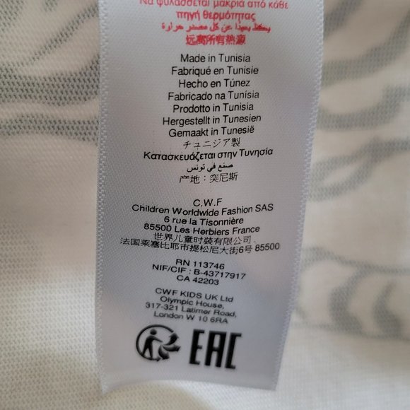 NWT KENZO Kids Cotton Jersey Dress size 12 - Picture 8 of 10